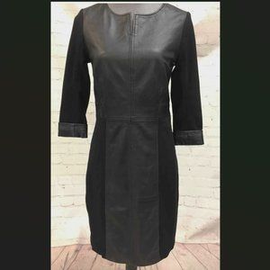 Daniel Hechter Paris Leather Dress